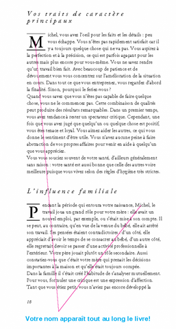 Mon Thème Astral pour Adulte en Français (PDF)